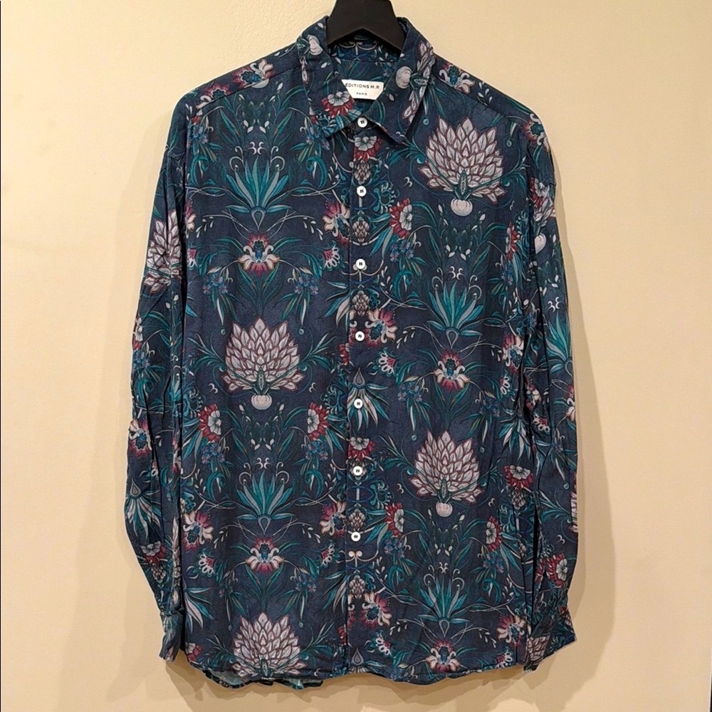 Editions M.R. Paris - Floral Patterned Men's Shirt